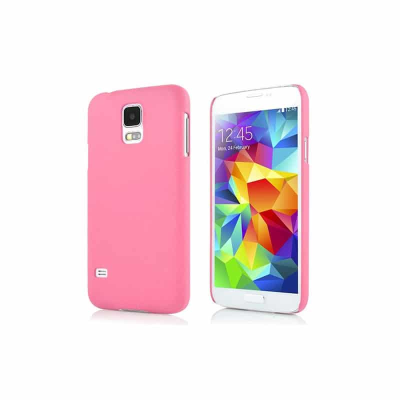 Coque SILICONE Rose Pour Samsung Galaxy S5