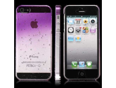 Coque CRYSTAL WATER mauve pour iPhone 5