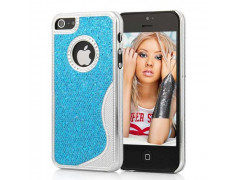 Coque BLING BLEUE pour iPhone 5