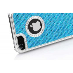 Coque BLING BLEUE pour iPhone 5