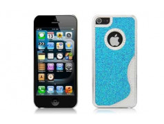 Coque BLING BLEUE pour iPhone 5