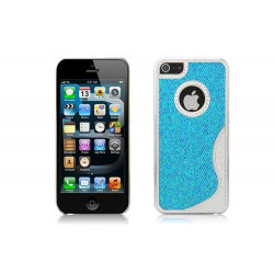 Coque BLING BLEUE pour iPhone 5