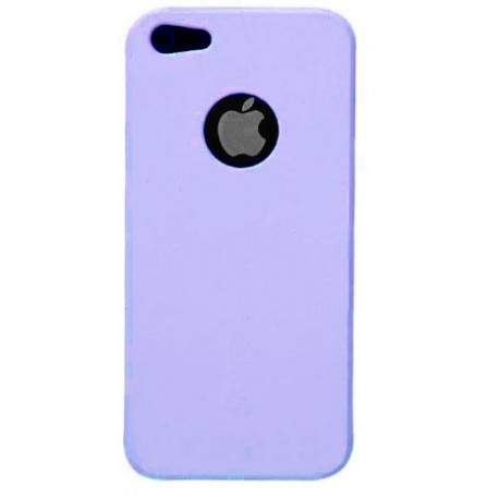 Coque plastique mauve pour iPhone 5