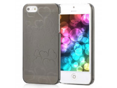 Coque HEART grise pour iPhone 5