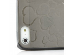 Coque HEART grise pour iPhone 5