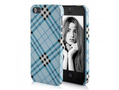 Coque ECOSSAISE bleue pour iPhone 5