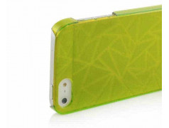 Coque TRIANGLE STILE verte pour iPhone 5