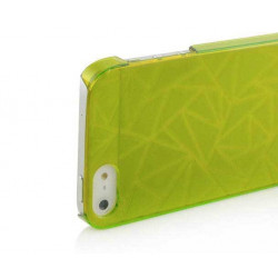 Coque TRIANGLE STILE verte pour iPhone 5