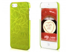 Coque TRIANGLE STILE verte pour iPhone 5