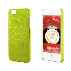 Coque TRIANGLE STILE verte pour iPhone 5