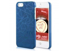 Coque TRIANGLE STILE bleue pour iPhone 5