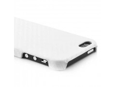 Coque CARBONE blanche pour iPhone 5