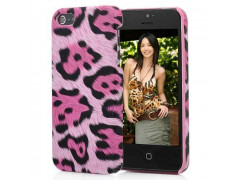 Coque LEOPARD rose pour iPhone 5