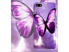 Coque PAPILLON MAUVE pour iPhone 5