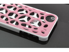 Coque DUAL TONE rose et blanche pour iPhone 5