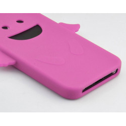 Coque ANGEL rose pour iPhone 5