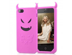 Coque DEVIL rose pour iPhone 5