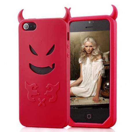 Coque DEVIL rouge pour iPhone 5