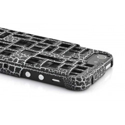 Coque BRIQUES 3D noire pour iPhone 5