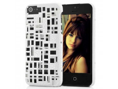 Coque BRIQUES 3D blanche pour iPhone 5