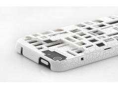 Coque BRIQUES 3D blanche pour iPhone 5