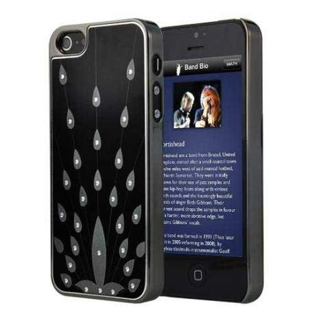 Coque PAON noire pour iPhone 5