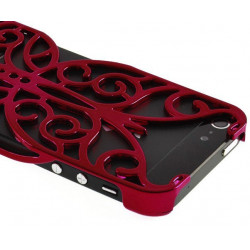 Coque GRILLE FLY rouge pour iPhone 5