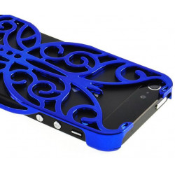 Coque GRILLE FLY bleue pour iPhone 5