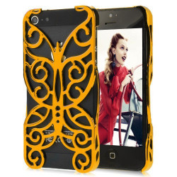 Coque GRILLE FLY doree pour iPhone 5