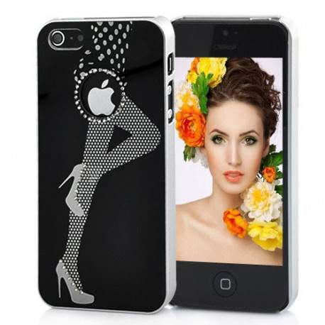 Coque GORGEOUS noire pour iPhone 5