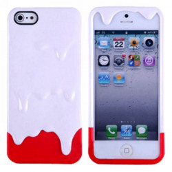 Coque ICE CREAM rouge pour iPhone 5