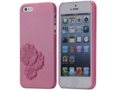 Coque DALHIA rose pour iPhone 5