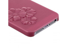 Coque DALHIA rose pour iPhone 5