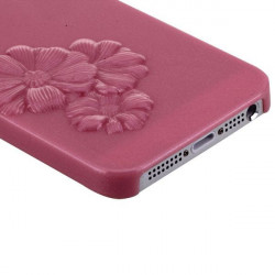 Coque DALHIA rose pour iPhone 5