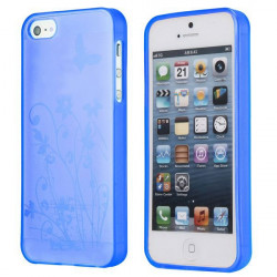 Coque FLY bleue pour iPhone 5