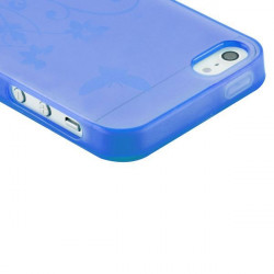 Coque FLY bleue pour iPhone 5