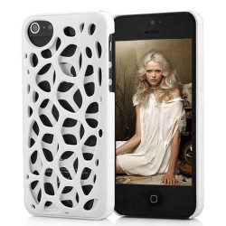 Coque DUAL TONE blanche pour iPhone 5