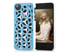 Coque DUAL TONE bleue et blanche pour iPhone 5