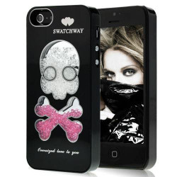 Coque BLING SKULL diamants pour iPhone 5