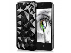 Coque DIAMOND 3D noire pour iPhone 5