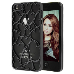 Coque LOVE DESIGN noire pour iPhone 5