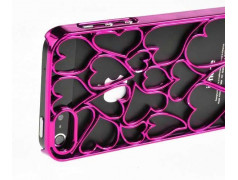 Coque LOVE DESIGN rose pour iPhone 5