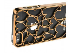 Coque LOVE DESIGN doree pour iPhone 5