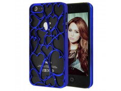 Coque LOVE DESIGN bleue pour iPhone 5