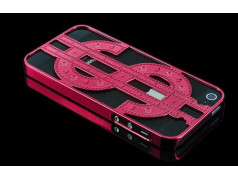 Coque DOLLAR DESIGN rose pour iPhone 5