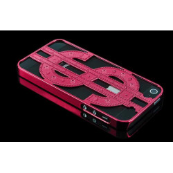 Coque DOLLAR DESIGN rose pour iPhone 5