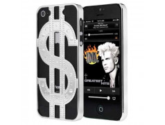 Coque DOLLAR DESIGN argente pour iPhone 5