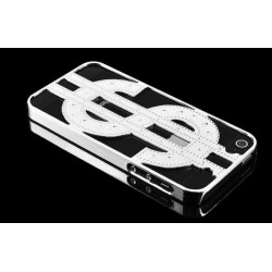 Coque DOLLAR DESIGN argente pour iPhone 5