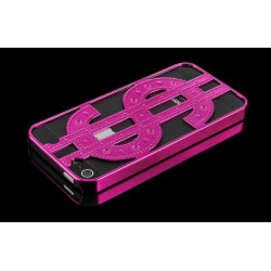 Coque DOLLAR DESIGN rose  pour iPhone 5