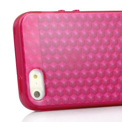 Coque NID D ABEILLES rose pour iPhone 5